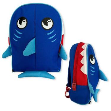 Imagem de Mochila Escolar Infantil Maternal Unissex Tubarão - Wincy