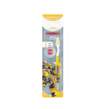 Imagem de Escova de dentes infantil transformers - Powerdent, Amarelo