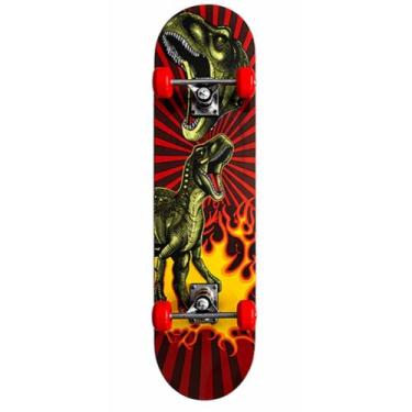 Imagem de Skate Com Kit Proteção Pro Balls -, Vermelho