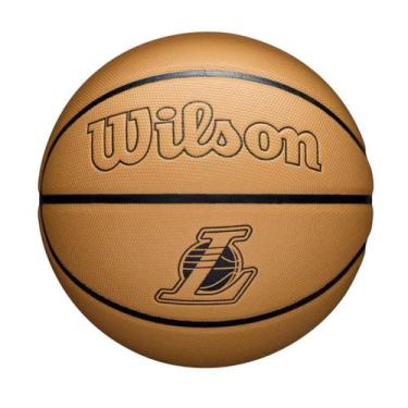 Imagem de Bola de Basquete Tamanho 7 Oficial NBA Team Toffee La Lakers Wilson