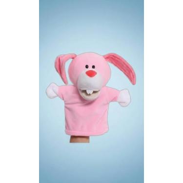 Imagem de Fantoche Coelho Pelúcia Mão Teatro Infantil 25cm - Congratulations Sto