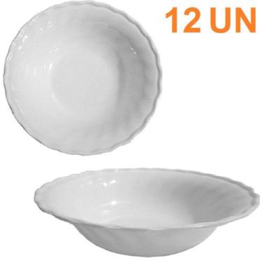 Imagem de 12 Tigela Bowl Para Sobremesa Redonda em Melamina 220ml - Fx