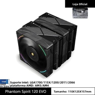 Imagem de Cooler De CPU De Torre Dupla Thermalright Phantom Spirit 120 EVO Com 7