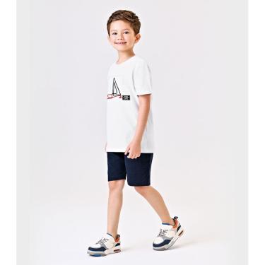Imagem de Bermuda Infantil Com Bolso Lateral Trick Nick Azul