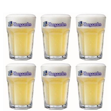 Imagem de 6 Copos De Cerveja Hoegaarden 400ml - Embalagem Individual