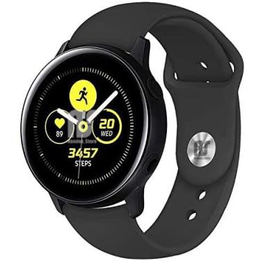 Imagem de Pulseira NSmart compatível com Samsung Galaxy Watch 42mm / Active and Gear S2 (Preto tipo apple)