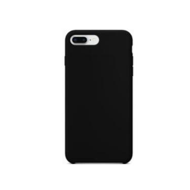 Imagem de Capa Case Capinha Resistente de Silicone e Aveludada C/LOGO para o IPhone 7 PLUS e 8 PLUS - PRETO