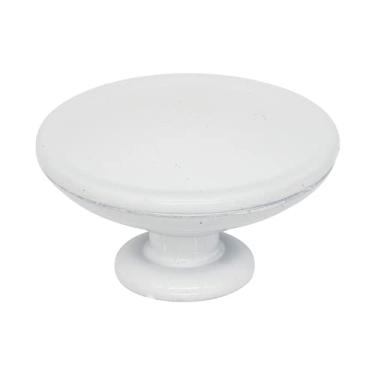 Imagem de Puxador De Gaveta Porta Móvel Antigo Vintage Ponto Oriente (Branco)