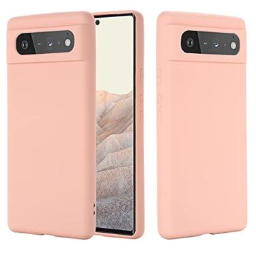 Imagem de For Google Pixel 6 Pure Color Liquid Silicone Shockproof Full Coverage Case