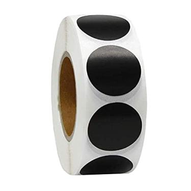 Imagem de shamjina 500 PCS 1 '' Etiquetas de Adesivos para Presentes Aniversário de Casamento de ação de Graças, Preto