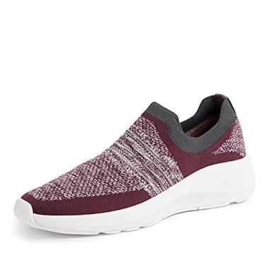 Imagem de Dearfoams Tênis feminino original Comfort Elena sem cadarço, rosa, 36