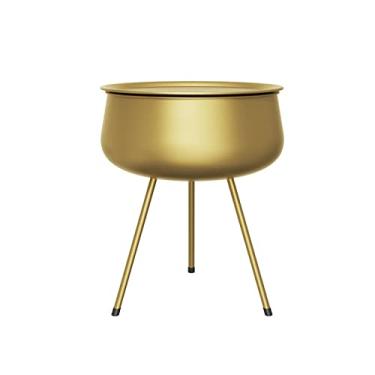 Imagem de Mesa lateral Mesa de canto sofá nórdico mesa lateral mesa de centro quarto mesa de cabeceira canto assento vários pequenos apartamentos pequenos mesa redonda pequena mini mesa de cabeceira mesa de chá mesa de centro (cor: dourado)