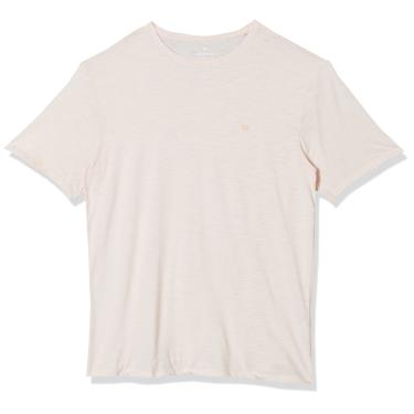 Imagem de Camiseta Básica Masculina Regular Em Flamê Rosa XG