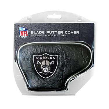 Imagem de Team Golf NFL Oakland Raiders Golf Club Blade Putter Headcover, serve para a maioria dos tacos Blade Putters, Scotty Cameron, Taylormade, Odyssey, Titleist, Ping, Callaway, multitime, tamanho único (32101)