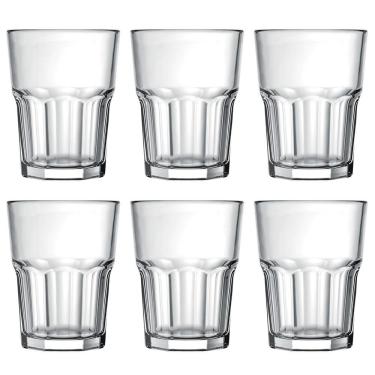Imagem de Jogo 6 Copos Bristol 200ml para Suco Água e Refrigerante Nadir Figueiredo em Vidro Transparente