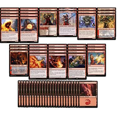 Imagem de Baralho Red Burn – Muito Potente – Legal moderno – Personalizado – Magic The Gathering – MTG – 60 cartas!