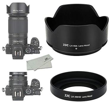 Imagem de 1 + 1) Parafuso + Parafuso de para-sol para Nikon Z50 Kit de lentes duplas (Nikkor Z DX 16-50 mm e 50-250 mm) Substitui o capuz de lente HN-40 e HB-90A