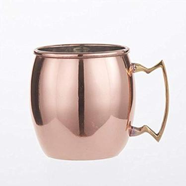 Imagem de American Metalcraft Caneca para Mule Moscow CM16P American Metalcraft CM16P, lisa, cobre/latão, capacidade de 473 ml, diâmetro de 9,5 cm, altura de 11,4 cm,