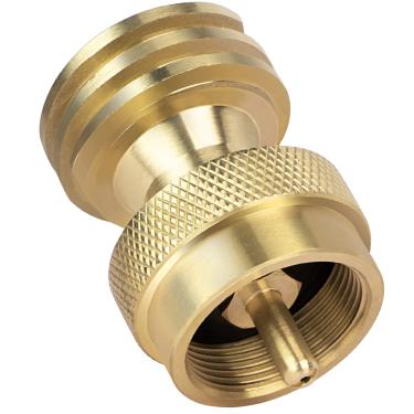 Imagem de Adaptador de propano GASPRO de 450 g para cilindro descartável Throwaway, Adaptador de 45,7 kg a 20lb projetado para garrafa de gás de 20 ou 30 libras ou árvore de propano de churrasqueira