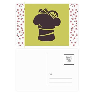 Imagem de Cartão postal para comemoração de Natal com estampa de sorvete de limão preto