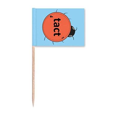Imagem de Tect Roundness Beetle Scarab Script Toothpick Flags Topper Decoração de Festa