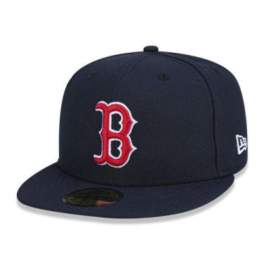 Imagem de Boné New Era 59Fifty Mlb Boston Red Sox Fitted Aba Reta