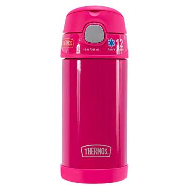 Imagem de Garrafa Térmica Orlando 355ml Aço Inox Mantém Gelado Por Até 12 Horas Bico Silicone Thermos