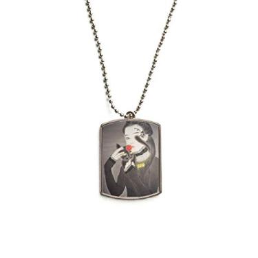 Imagem de DIYthinker Colar de animais de estimação com pingente de corrente de aço inoxidável de gato chinês estilo chinês