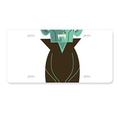 Imagem de DIYthinker Placa de carro Fear Halloween Ghost Happy Decoração de aço inoxidável