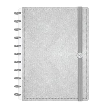 Imagem de Caderno De Disco ISCOOL Inteligente G Solid Touch Aço Cinza