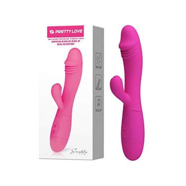 Imagem de Vibrador Pretty Love Snappy, Recarregável Rosa. Silicone, 30 Modos Vibração