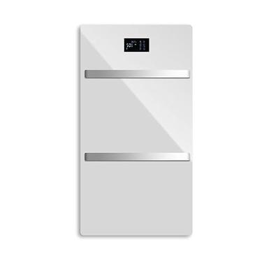 Imagem de Toalheiro Elétrico Inteligente para Casa de Banho Aquecedor De Toalhas Termostáticos Com Temporizador Controlo de Temperatura Inteligente LED Secador,White,90 * 48cm