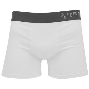 Imagem de Cueca Boxer Lupo Algodão Com Elastano Branca - Masculino