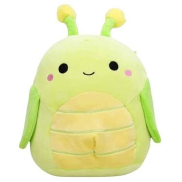 Imagem de Gafanhoto Squishmallow 20 cm (8 polegadas) Pilar Green Plush Stuffed Animal Super Soft Cuddle Pillow
