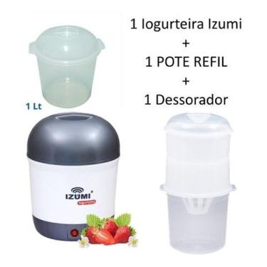 Imagem de Dessorador P/ Iogurte Grego + Iogurteira Izumi +1 Pote Refil Iogurteira