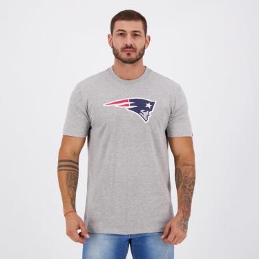 Imagem de Camiseta New Era NFL New England Patriots Cinza Mescla-Masculino