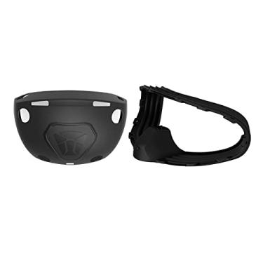 Imagem de CHICHIYANG Conjunto de capa protetora de capacete VR para jogos, capa de silicone para PlayStation VR2, capa de fone de ouvido e almofada de rosto