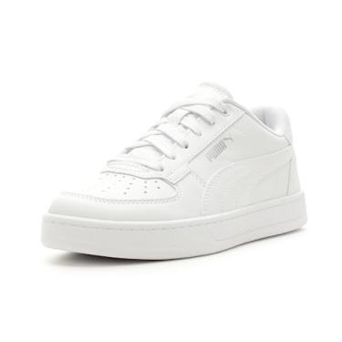 Imagem de PUMA Caven Tênis branco, prata e preto, 34 unissex criança grande, Puma branco-puma prata-puma preto, 18
