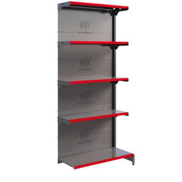 Imagem de Gôndola Fit 40 Parede 1 Continuação 2,02m Comercial Farmácia Loja - Amapá