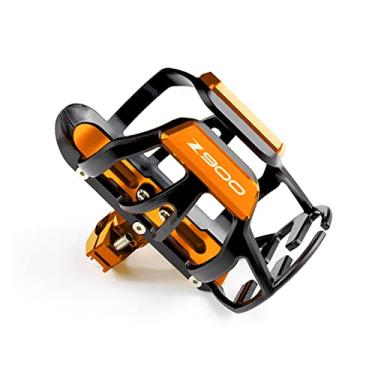 Imagem de Porta-bebidas para motocicleta Suporte Para Copo De Bebida De Motocicleta Para Garrafa De Água Para KAWASA-&KI Z900 Z900RS Z900SE Z 900 RS/SE 2017-2021 2022 (Color : Orange, Size : One size)