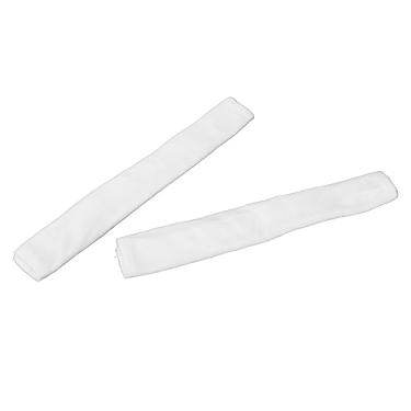 Imagem de Maçaneta do Aparelho de Cozinha, Decoração, Máquina Reutilizável, Lavável, 2 Peças, Tampa da Maçaneta da Porta da Geladeira, Gancho e Laço (Branco)