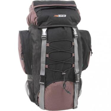 Imagem de Mochila Cargueira Intruder 60 Litros Preta E Marrom Nautika