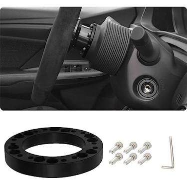 Imagem de Middrivr Adaptador de cubo de volante, espaçadores de cubo de roda, liga de alumínio de 12 mm, espaçador adaptador PCD de cubo de volante, acessórios de carro, adaptadores de roda espaçadores para