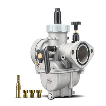 Imagem de NIBBI Carburador PE26 mm com jatos de carburador para motores de motocicleta de flange 150cc-200cc - compatível com YAMAHA, KAWASAKI, SUZUKI, Apollo, TAOTAO Scooter, Dirt Bike Mini Bike