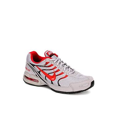Imagem de Nike Tênis de corrida masculino Air Max Torch 4, tamanho 48, cinza atmosférico, vermelho universitário, Cinza/vermelho universitário, 14