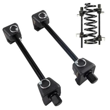 Imagem de OEMTOOLS Compressor de mola de suporte 25553 MacPherson, ferramenta compressor de mola de bobina, compressor de mola de suporte forjado, compressor de suporte com fixadores endurecidos