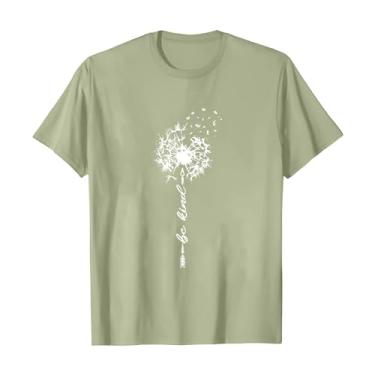 Imagem de Camisetas femininas fofas gola redonda girassol flores silvestres estampa casual camiseta feminina justa, Verde menta, P