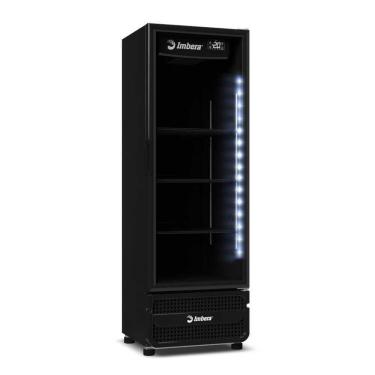Imagem de Cervejeiro Expositor 570 Litros Porta de Vidro Full Black CCV355 220V - Imbera