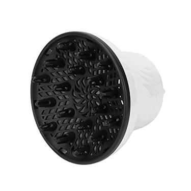 Imagem de Difusor de Secador de Cabelo Ajustável Cachos Saltitantes Estilo Fácil Salão Qualidade Branco