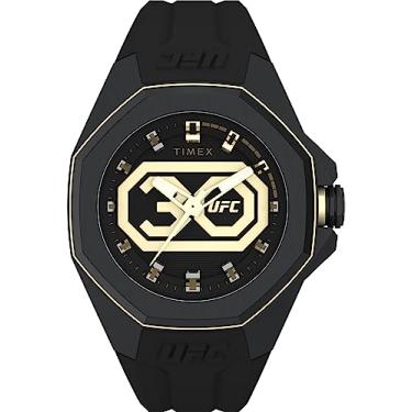 Imagem de Timex Relógio masculino UFC Pro de 44 mm, Preto/Preto/Preto, UFC Pro